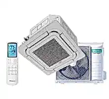 Кассетный инверторный кондиционер Hisense ACT-12UR4RCC8 | PE-QEA/LD | AUW-12U4RS8